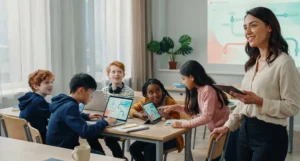 Students using social media responsibly for online learning