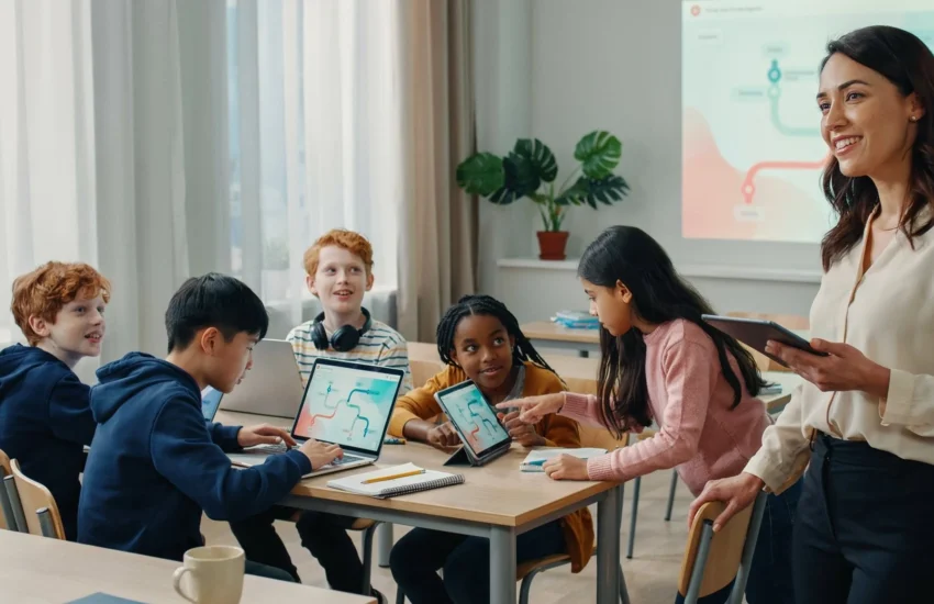 Students using social media responsibly for online learning